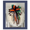Blue and Orange Team Bow