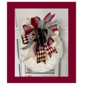 Crimson and White Bow